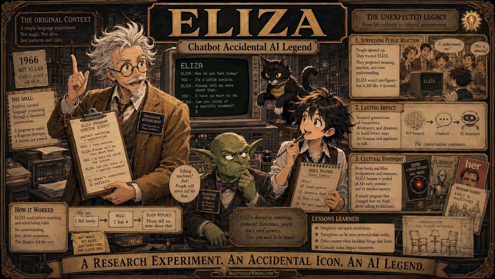 ELIZA exhibit.