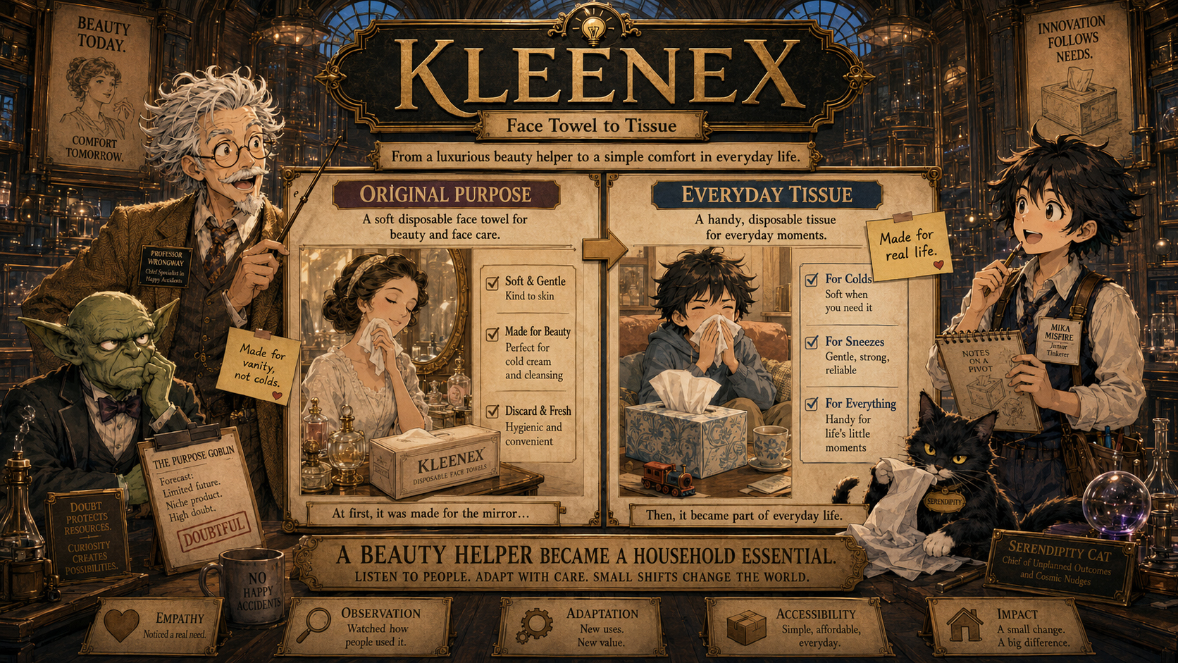 Kleenex exhibit.