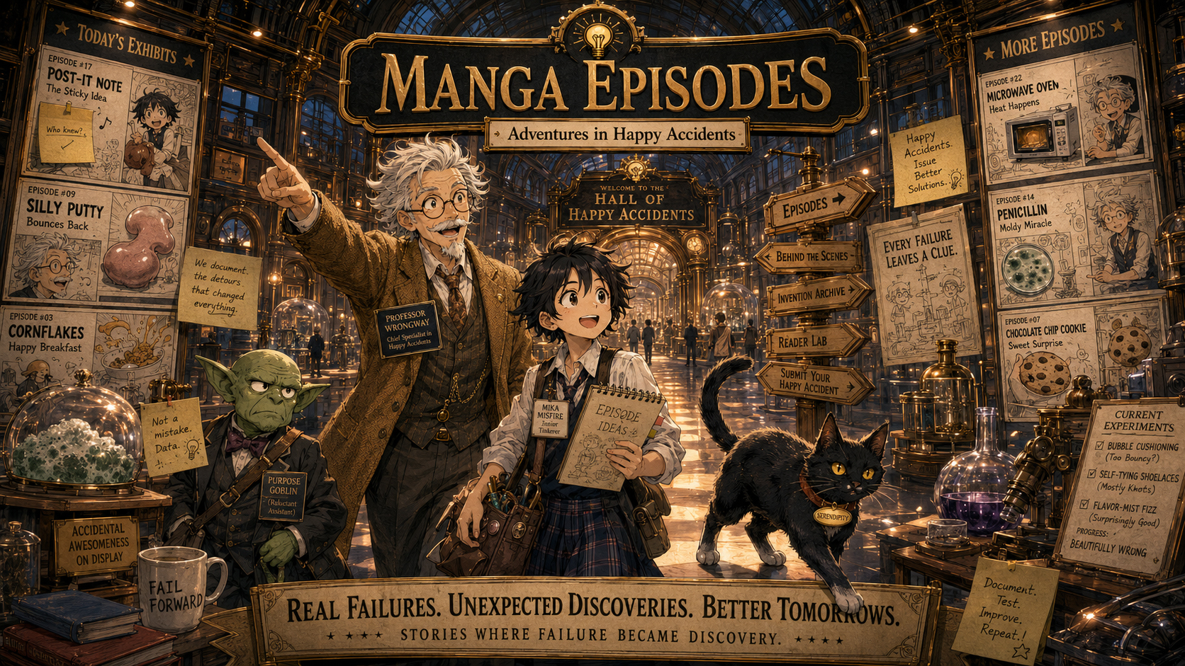 Beautifully Wrong manga episodes hero image.