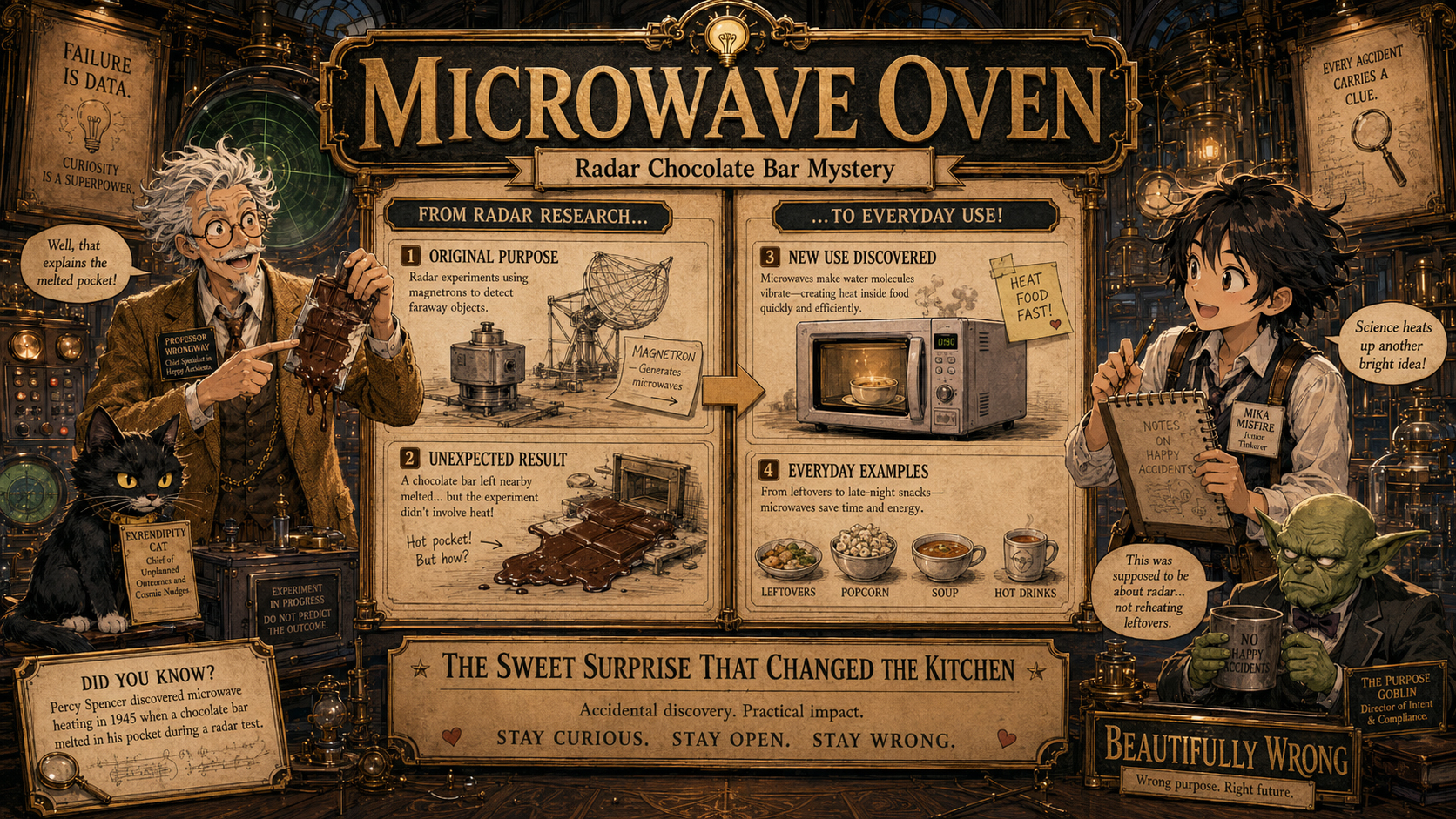 Microwave Oven exhibit.