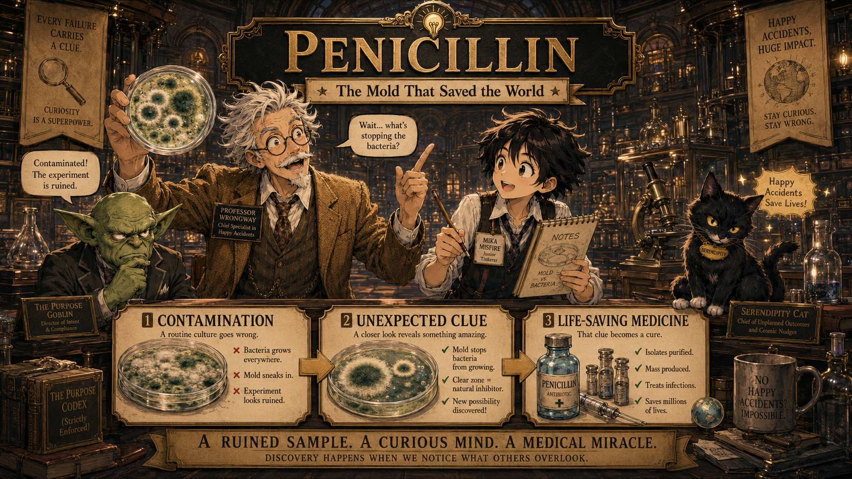 Penicillin exhibit.
