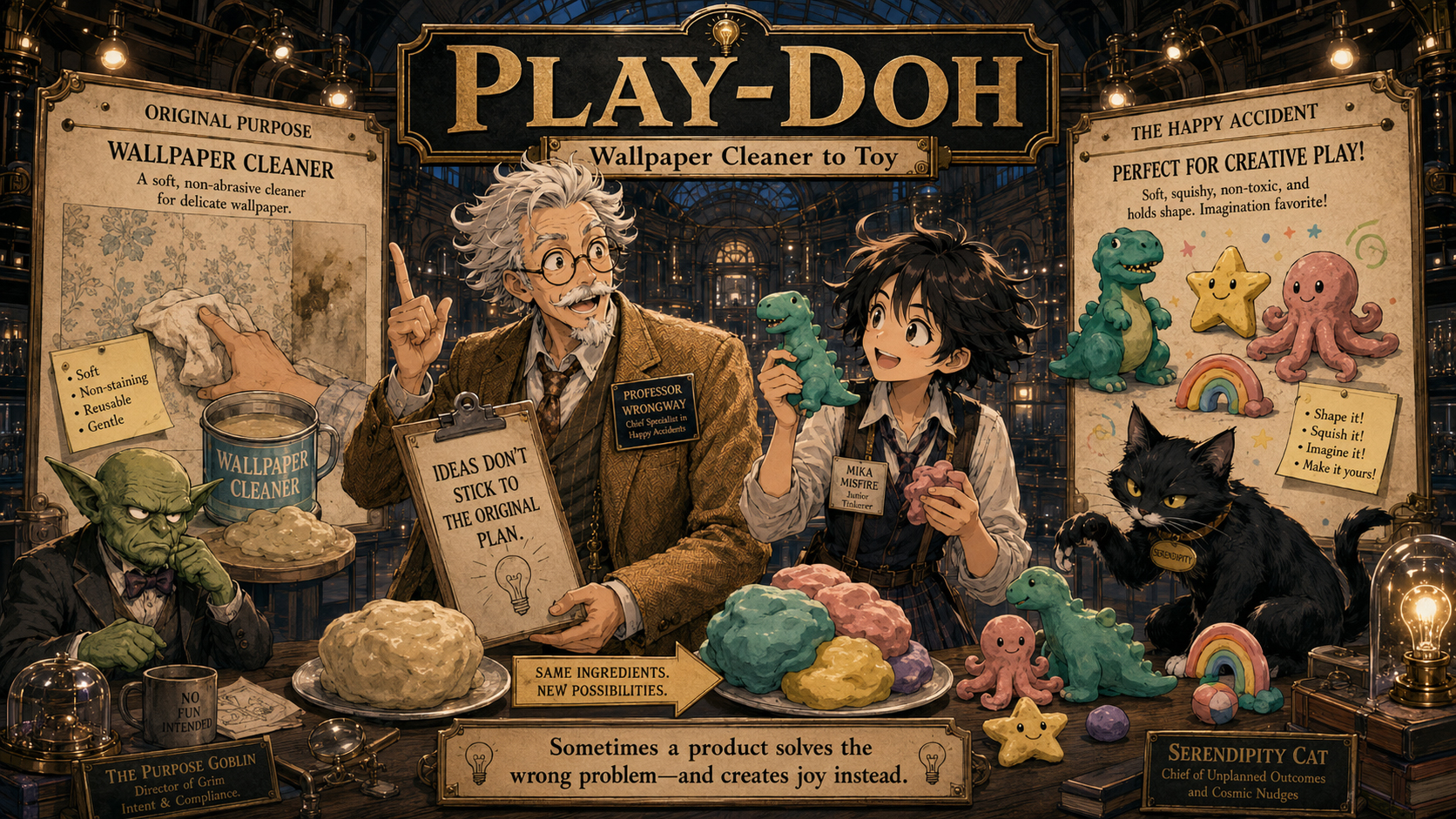 Play-Doh exhibit.